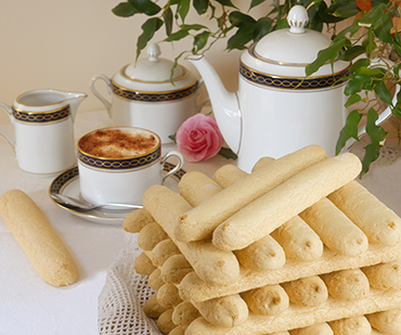 Colazione con i biscotti Savoiardi